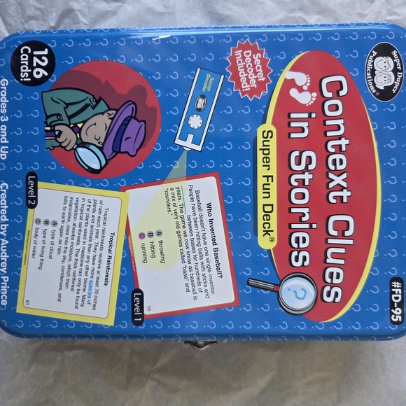 Super Duper Publications Context Clues Card Deck - Picture 1 of 3